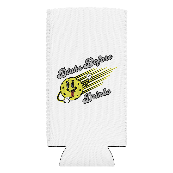 Dinks Before Drinks Pickleball Playful Coozie Can Cooler product image (1)