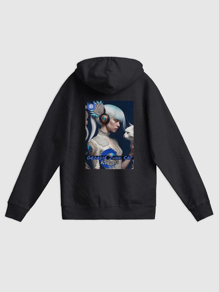 KATANA FOUR Back Print Zip-Up Hoodie (US SHIPPING) product image (1)