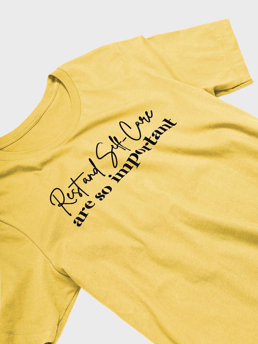 Rest and Self-Care Bella Canvas Light T-shirt product image (3)
