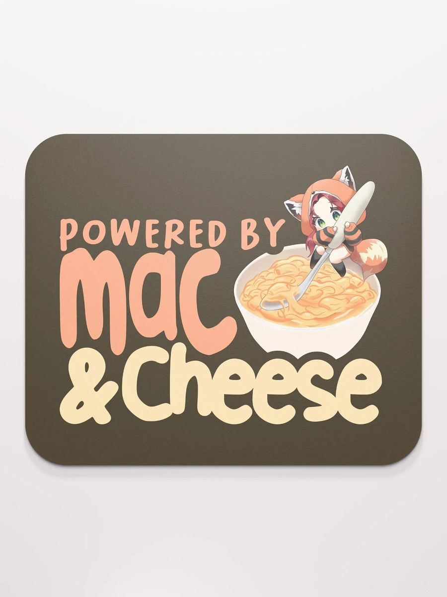 Powered by Mac & Cheese Mousepad product image (2)