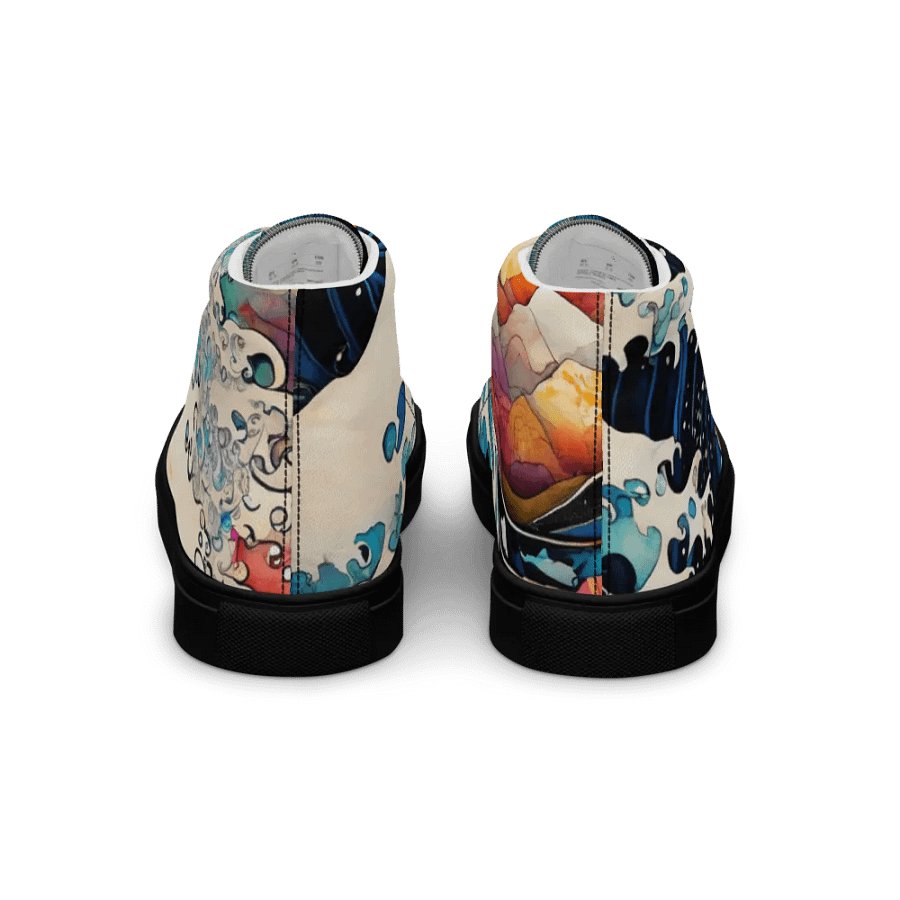 Japanese Whimsical Wave High Tops product image (5)