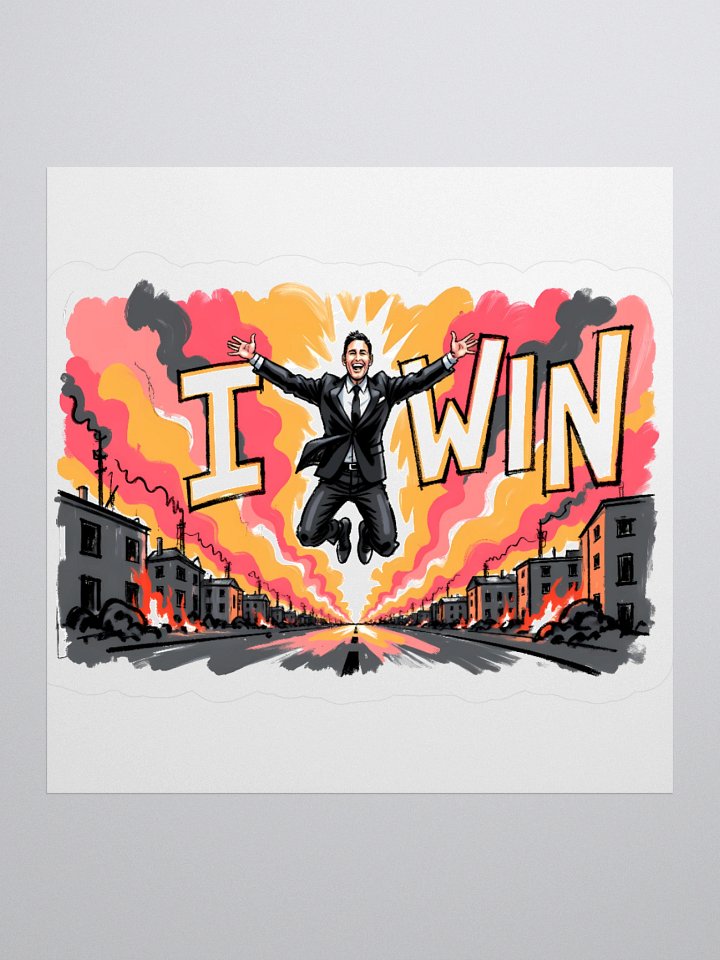 Triumphant Explosion Art Print – Urban Victory Sticker product image (3)
