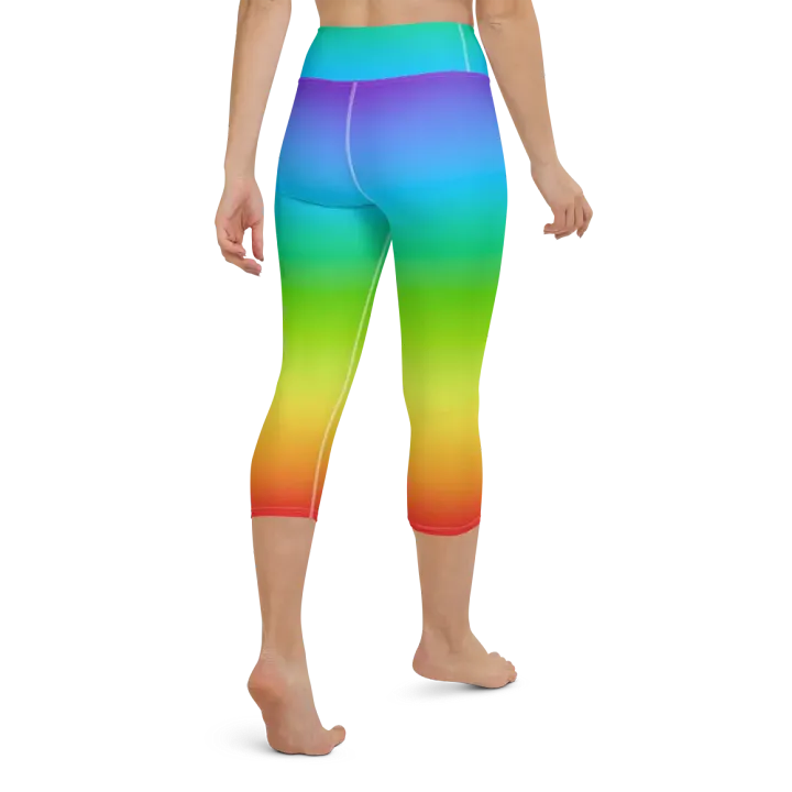 Rainbow Yoga Capri Leggings product image (2)