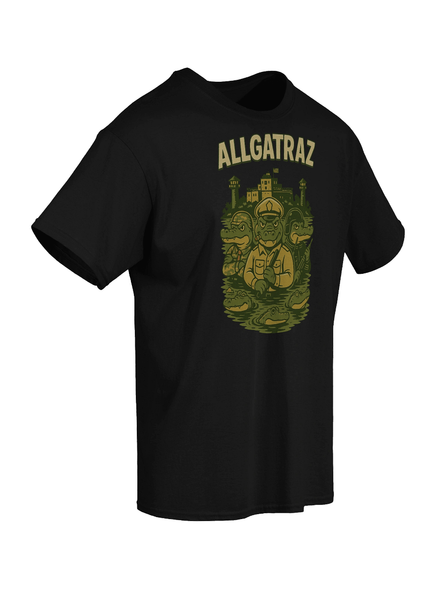 ALLGATRAZ Funny Gator Prison Guard T-Shirt – Florida Everglades Humor Tee product image (4)