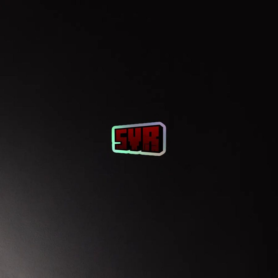 SVR Holo Logo Sticker product image (4)
