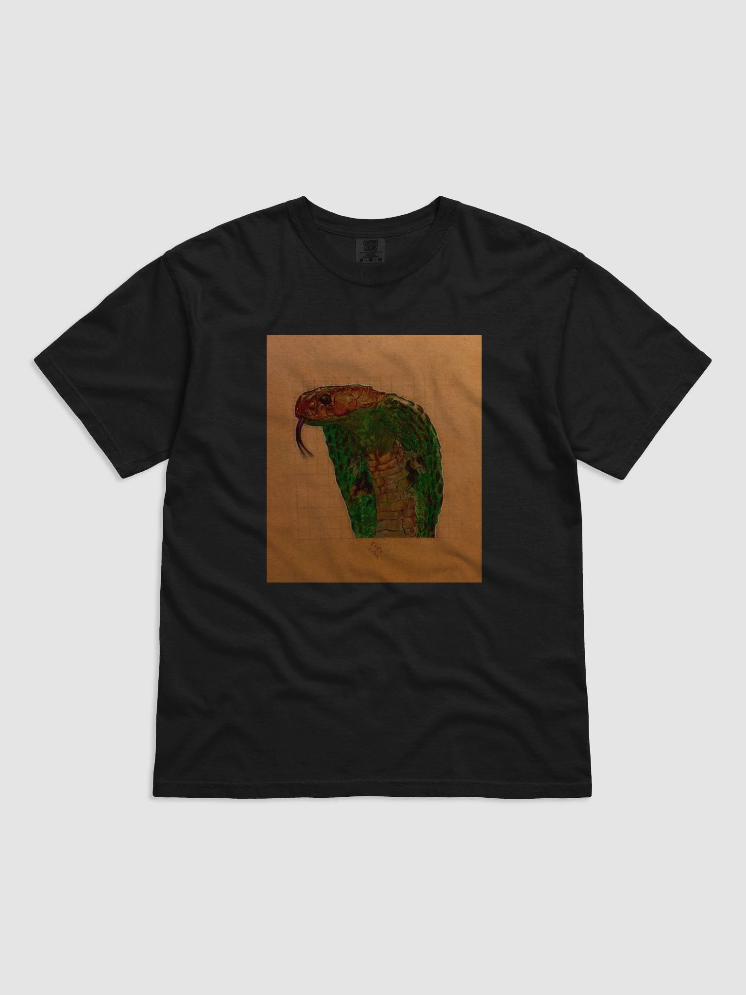 Cobra Colored Pencil Drawing T-Shirt product image (1)