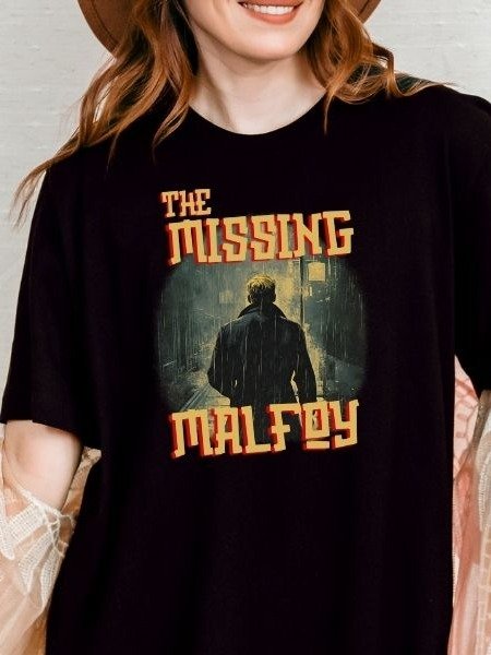 Dramione The Disappearances of Draco Malfoy Fanfiction Vintage Pulp Mystery Harry Potter Shirt product image (6)