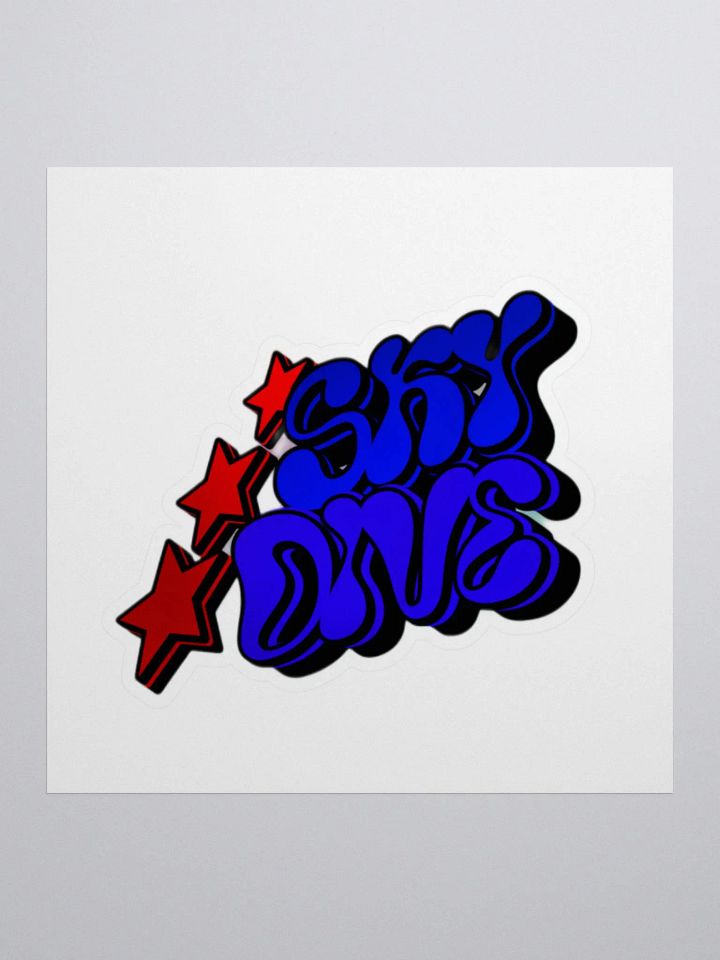 sky dive sticker product image (1)