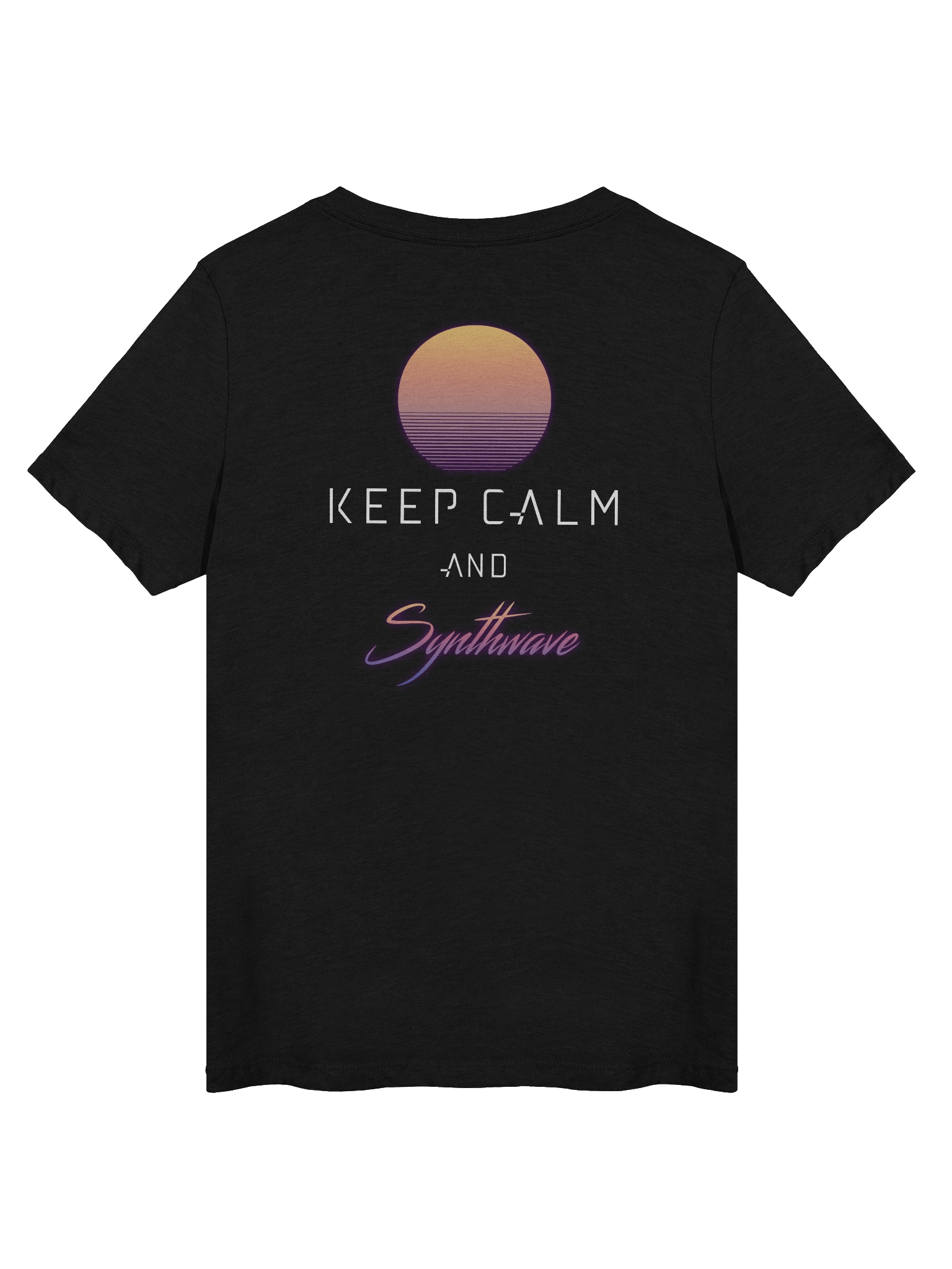 Keep Calm and Synthwave Women's V-neck product image (11)