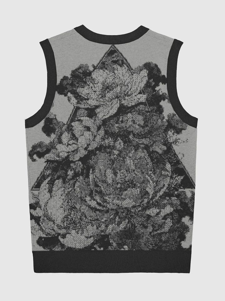 Floral Bliss Knitted V-Neck Vest product image (8)