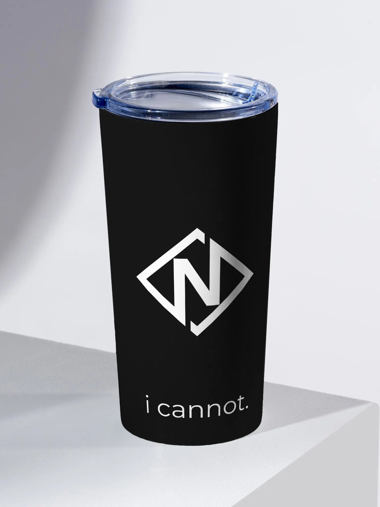 Nikez Tumbler - i cannot (blk) product image (2)
