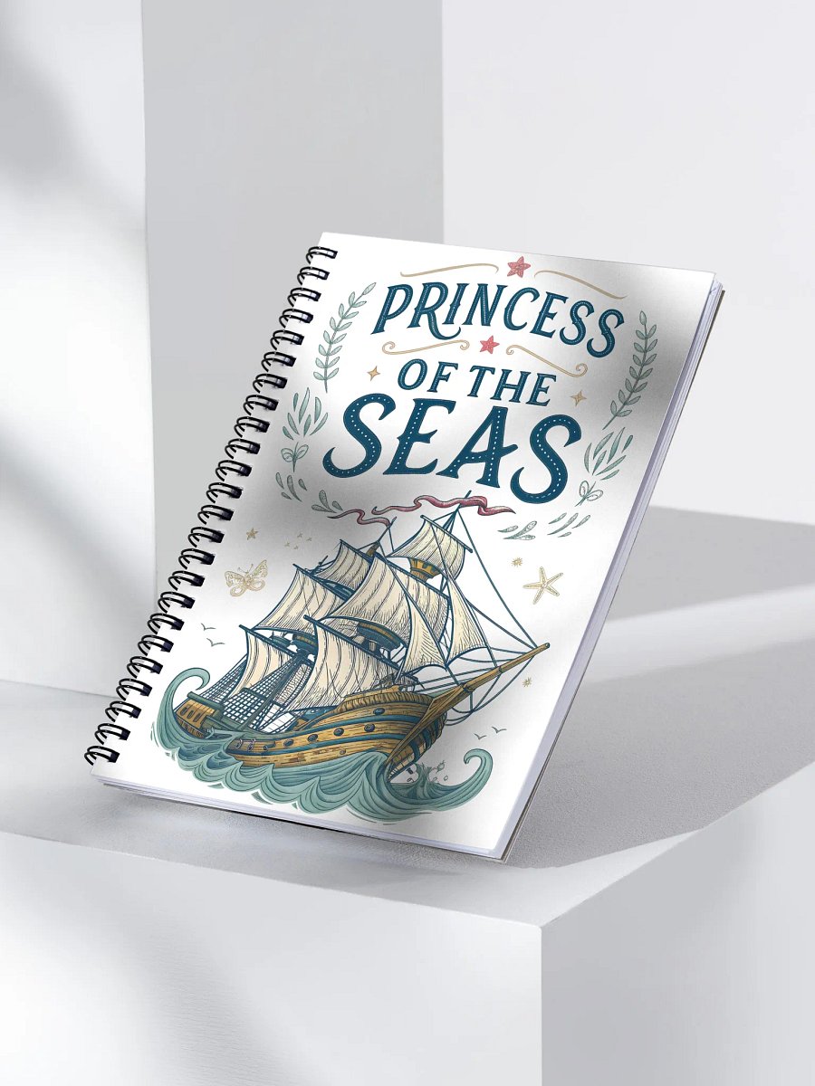Princess of the Seas Spiral Notebook product image (3)