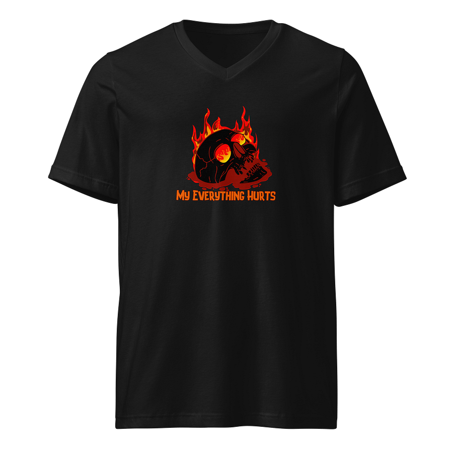 My Everything Hurts! Men's Soft V-Neck (Red) product image (1)
