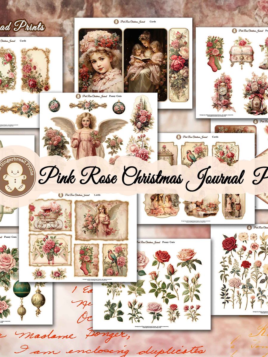 Pink Rose Christmas Journal + Add-on Jumbo Collection product image (11)