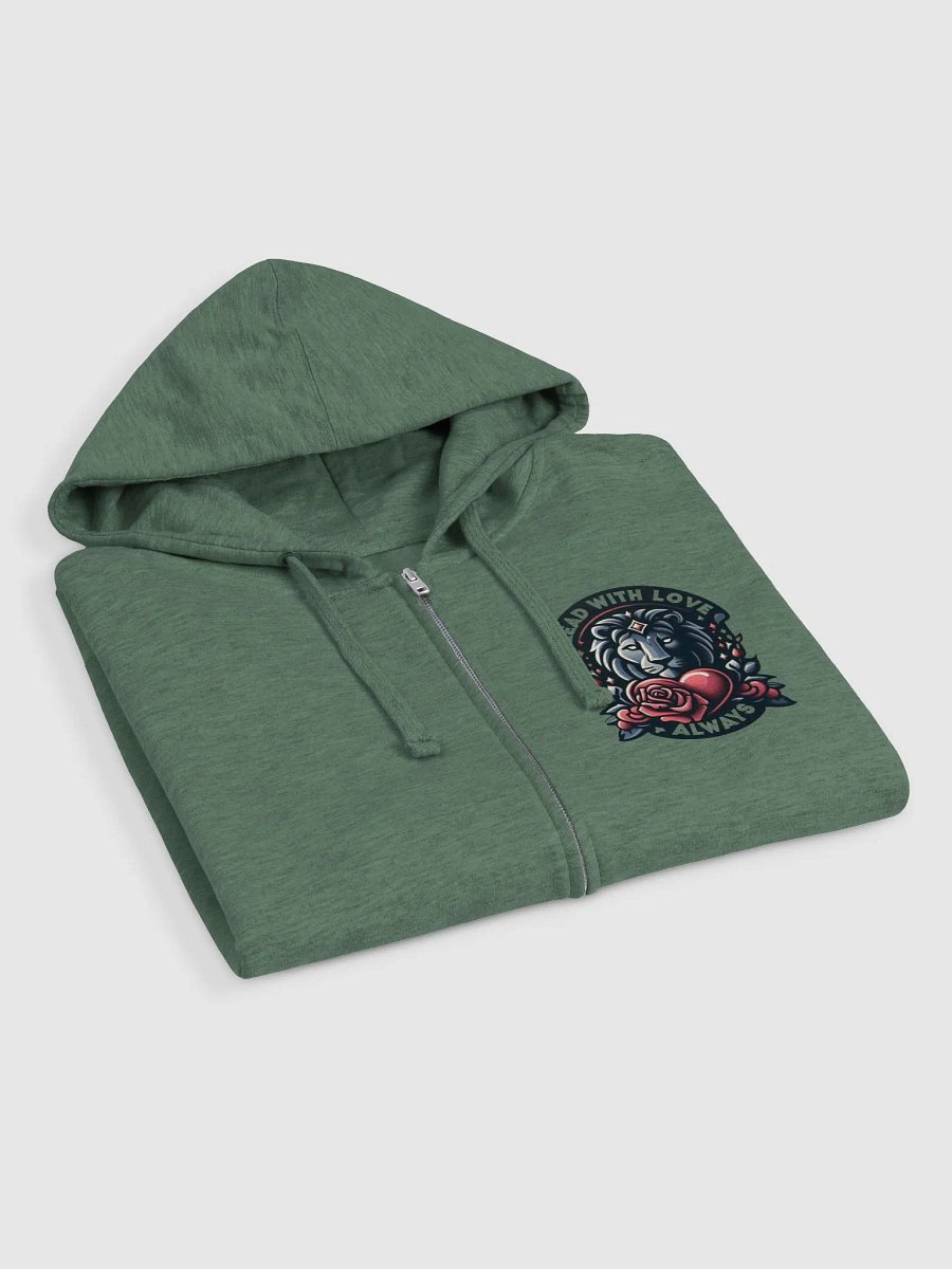 Lead with Love Crest Zip-Up Hoodie product image (5)