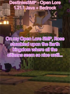 Join the discord to join the SMP! 💜 #destiniessmp #openloresmp #rosethunder #viewersmp #minecraftlore #mcyts #joinablesmp 