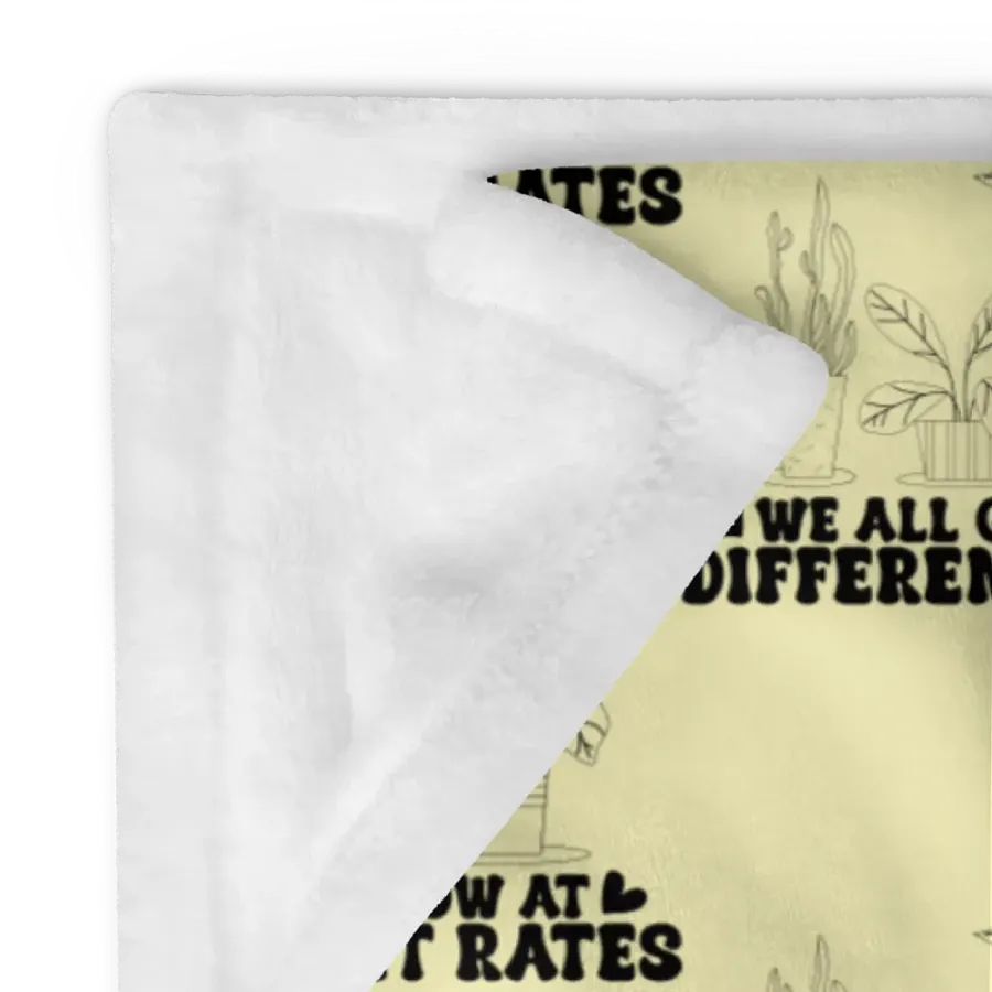 We All Grow At Different Rates Blanket product image (12)