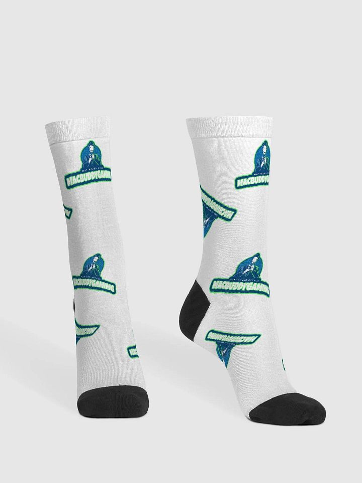 macbuddygaming logo crew socks product image (1)