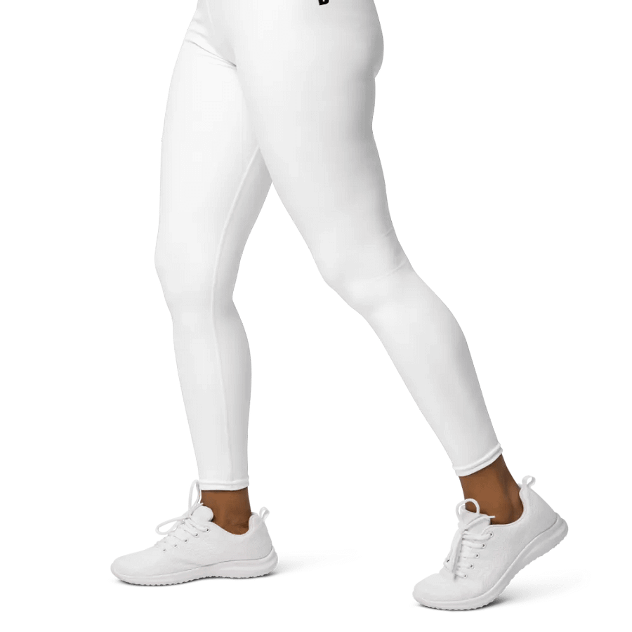 Unisex White Yoga Leggings product image (4)