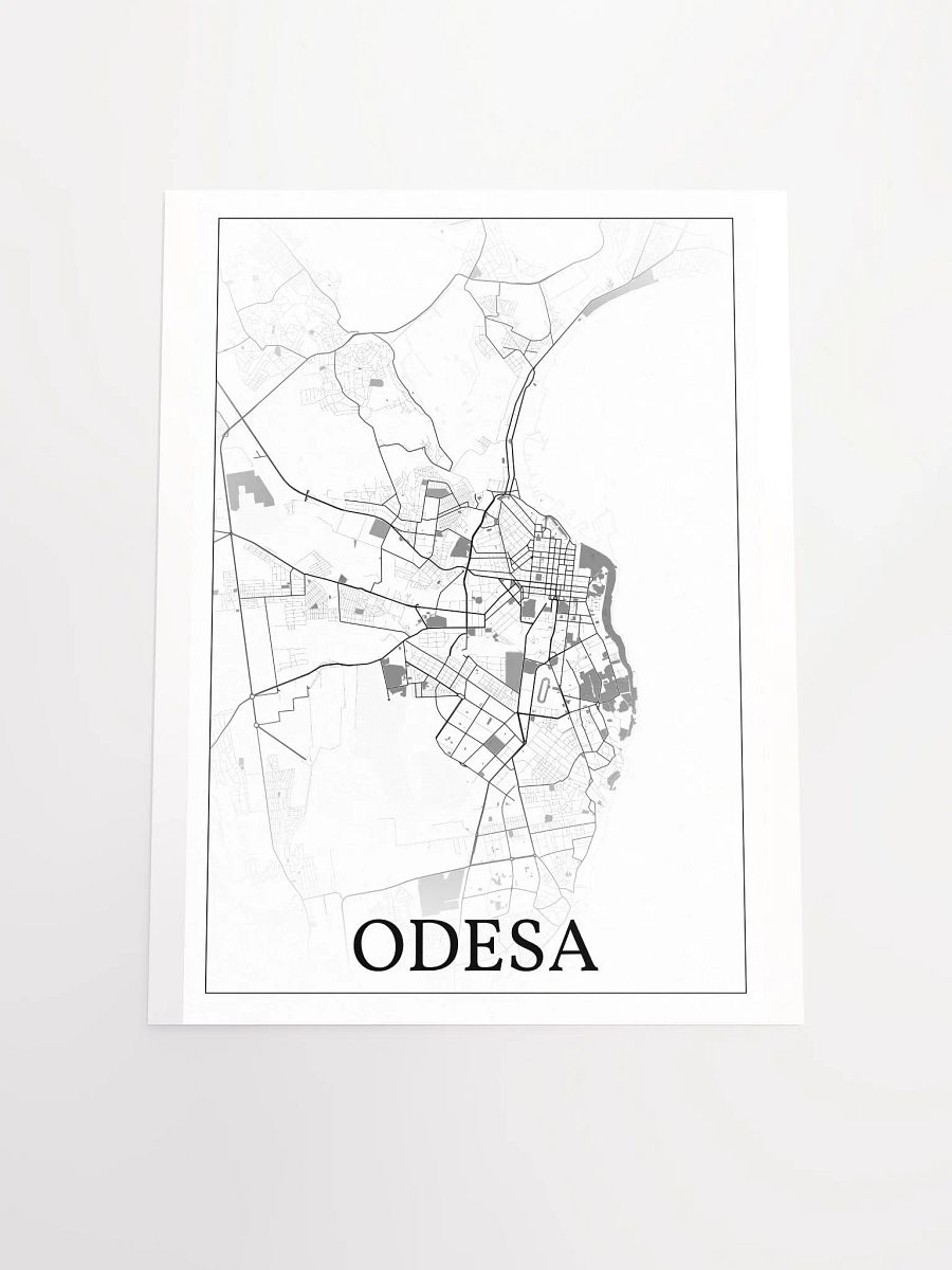 Odesa, Ukraine, city map print product image (19)