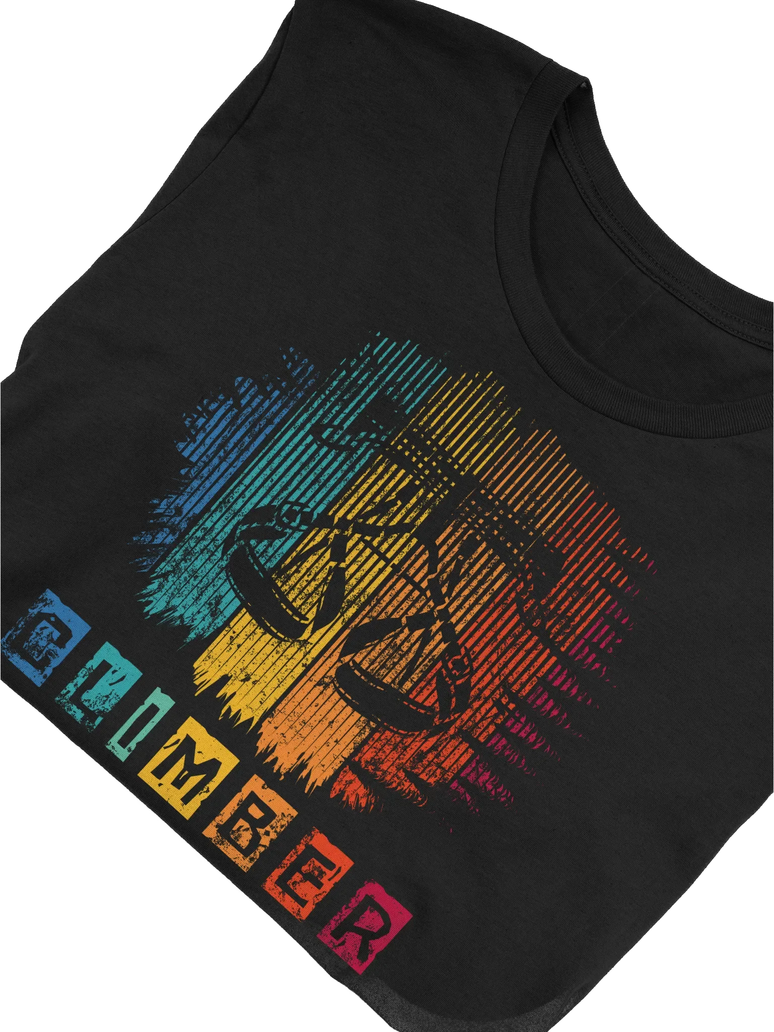 Modern Vintage Climber T-Shirt – Grunge Harness Design for Mountain Adventurers product image (47)