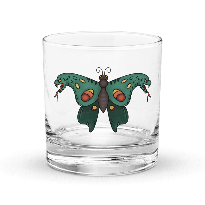 Atlas Moth Rocks Glass product image (1)