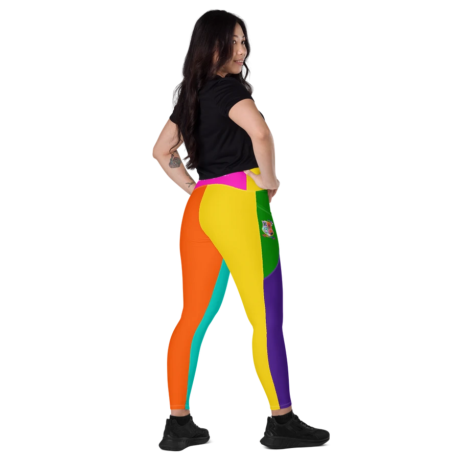 School of Chaos Colourblock Leggings product image (52)