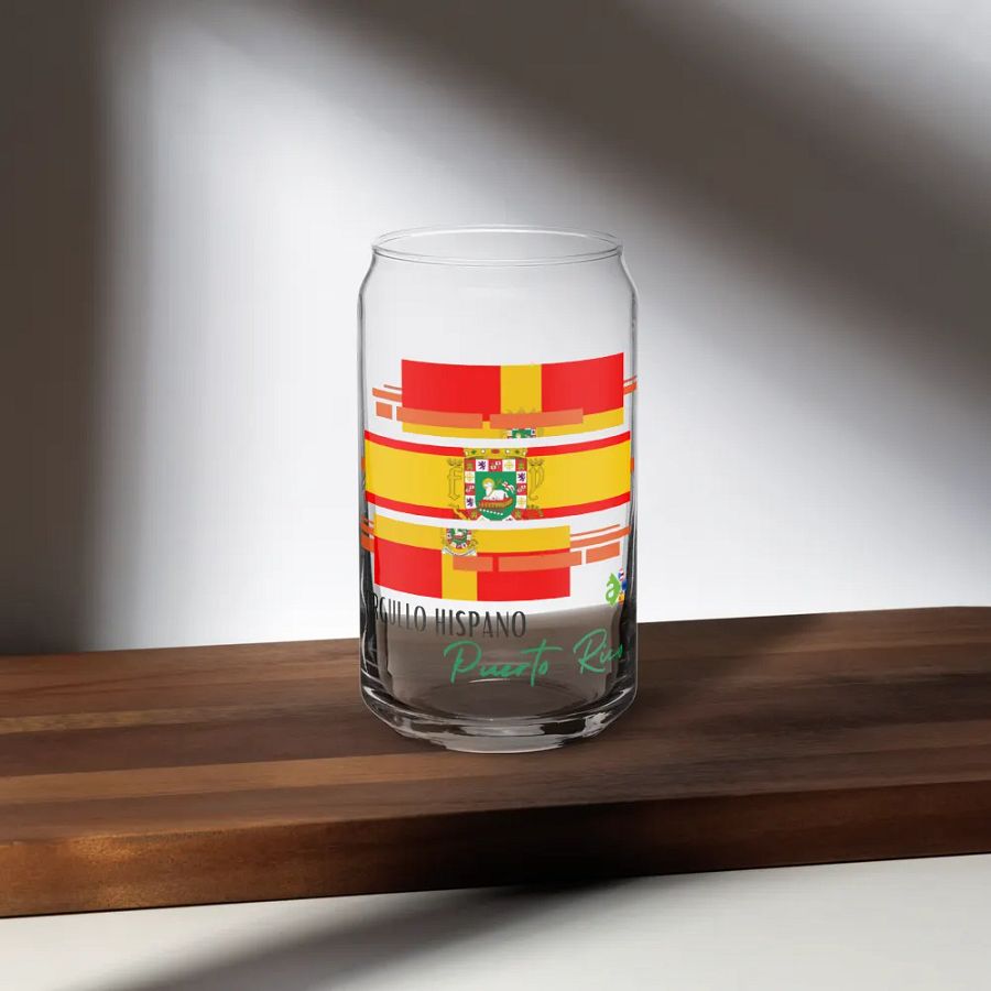 Vaso de cristal - Orgullo Hispano Puerto Rico product image (5)