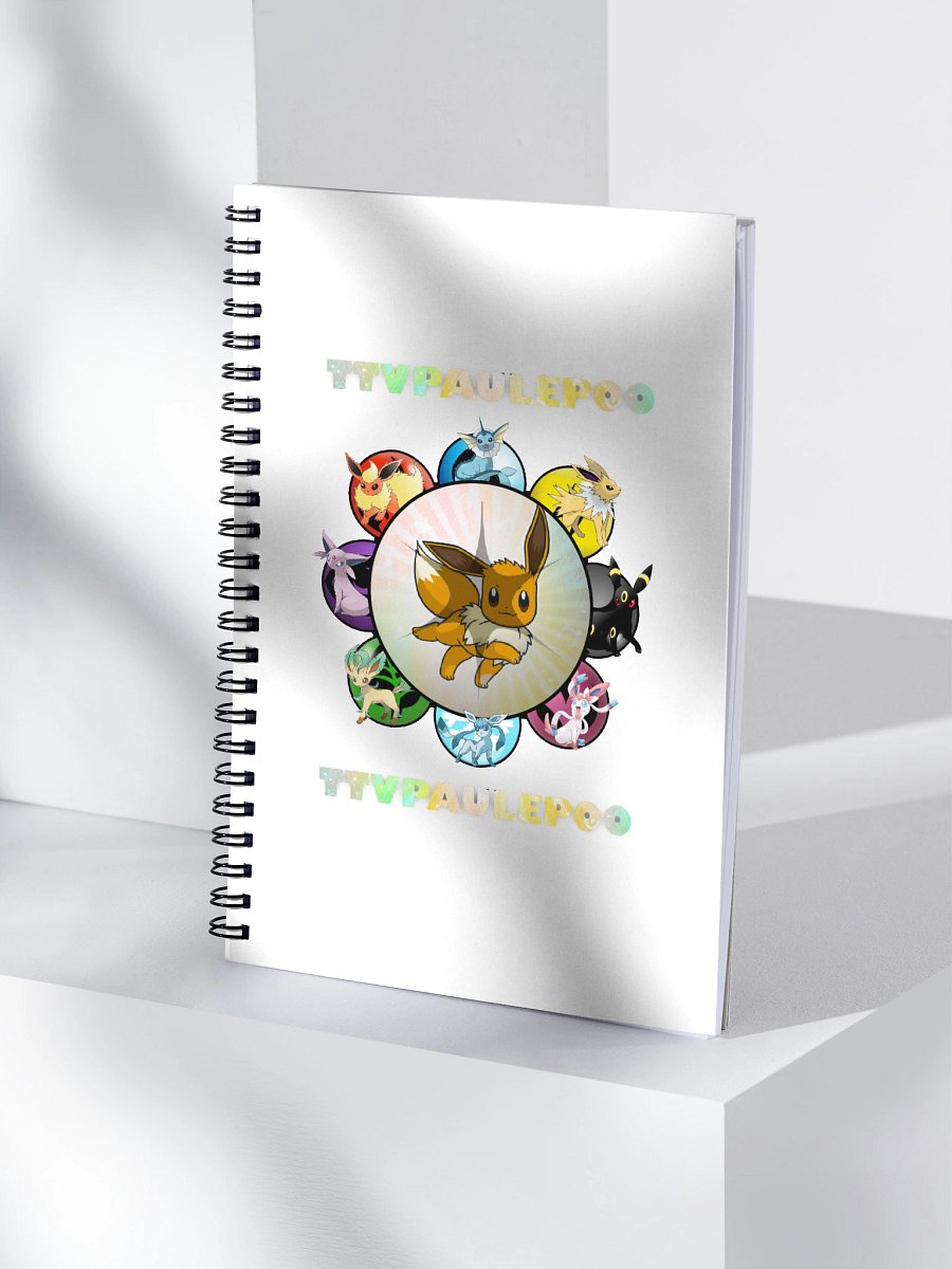 Eevee and Evolution Spiral Notebook product image (4)