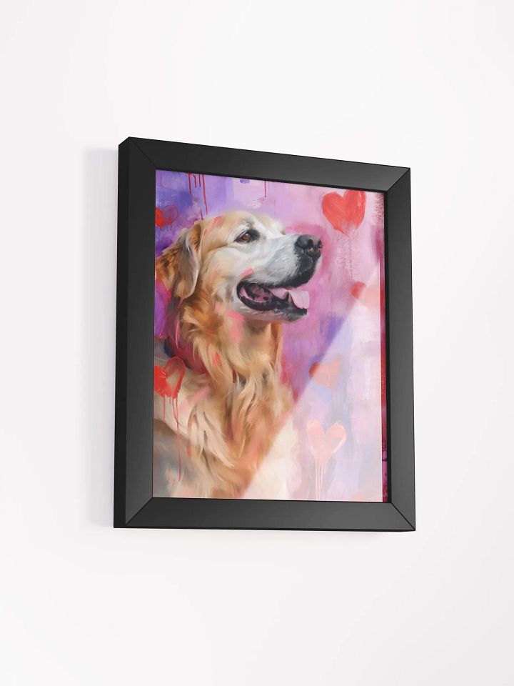 Golden Retriever Joy Framed Print product image (6)