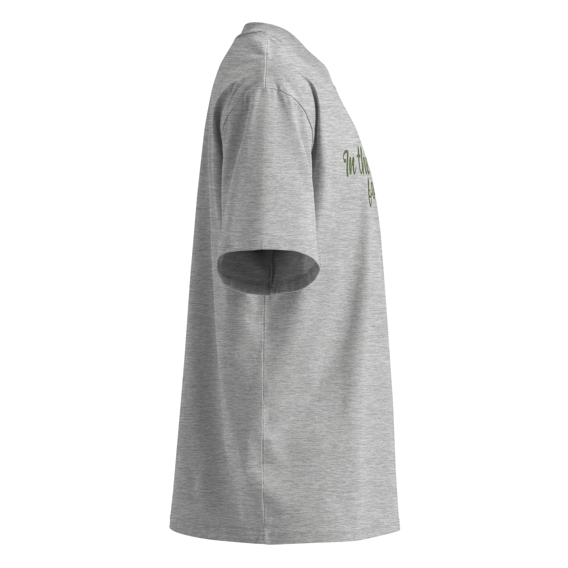 In The Mood For Food | Organic Oversized Tee – Olive product image (3)