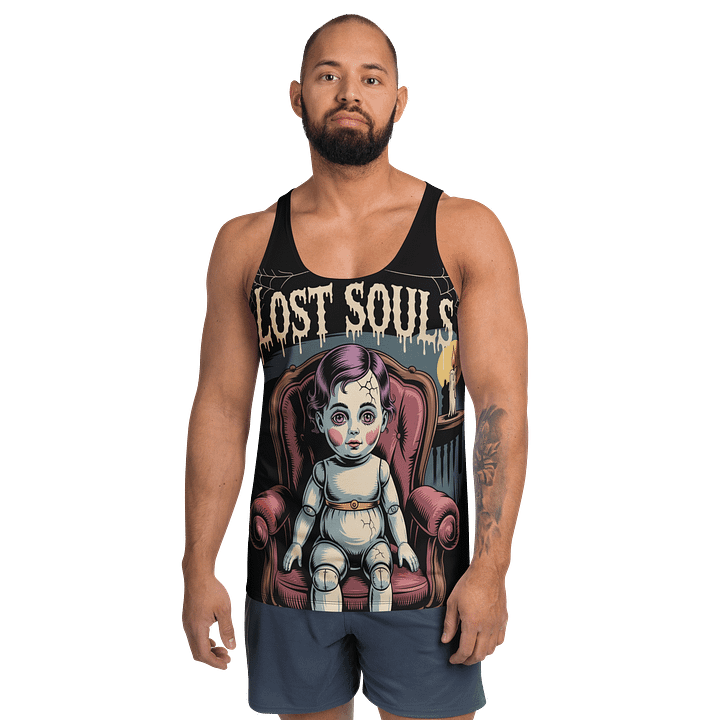 Midnight Veil Designs Gothic Eerie Nightfall Tank Top - Unisex All-Over Print product image (1)