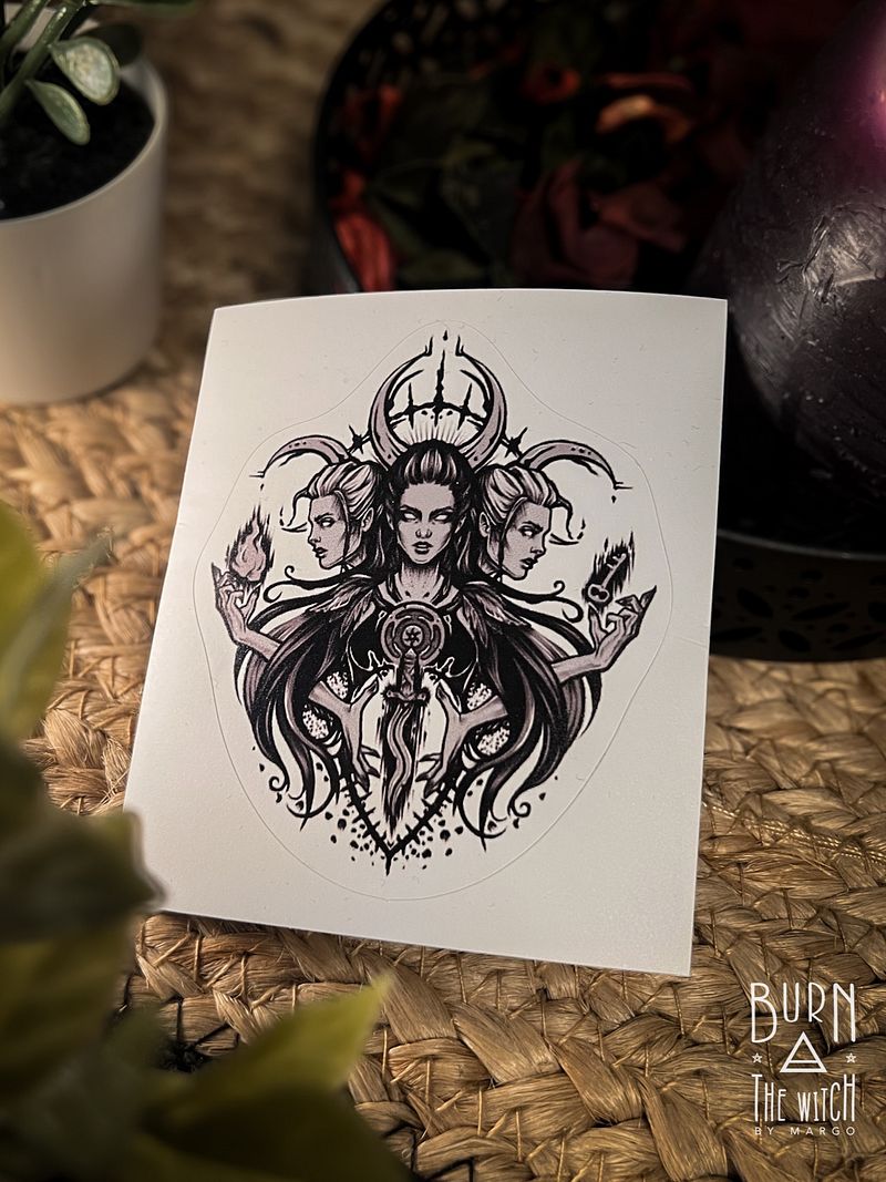 Hekate digital drawing