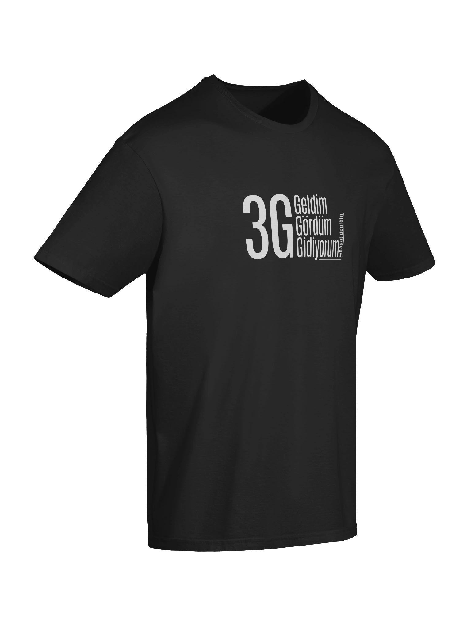 3G Minimalist Felsefe: "Geldim Gördüm Gidiyorum" Türkçe Tasarımlı Gildan Softstyle Unisex Yumuşak Tişört product image (10)