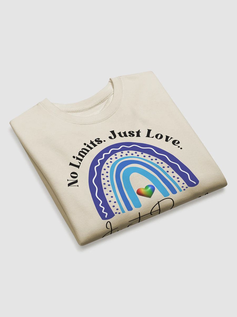 No Limits. Just Love. Just Power. Rainbow Autism Heritage Sweatshirt product image (4)