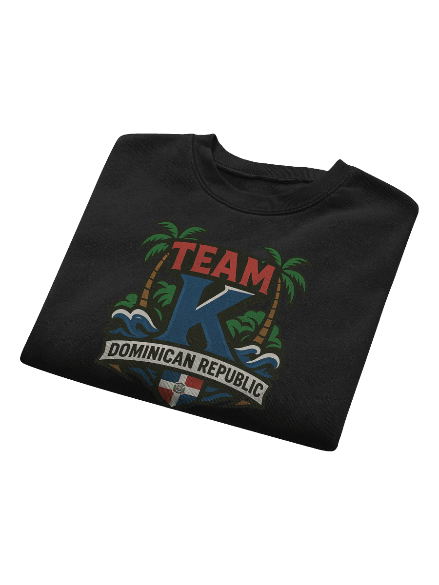 TEAM K Dominican Republic Crop Sweatshirt product image (24)