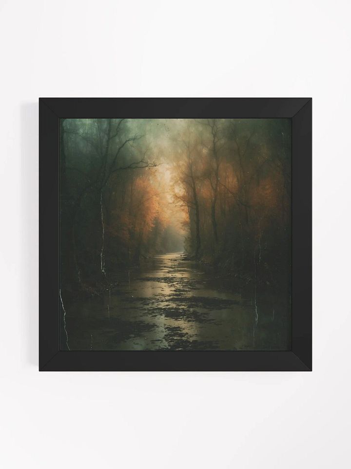 Flooded Forest Path Framed Print product image (6)