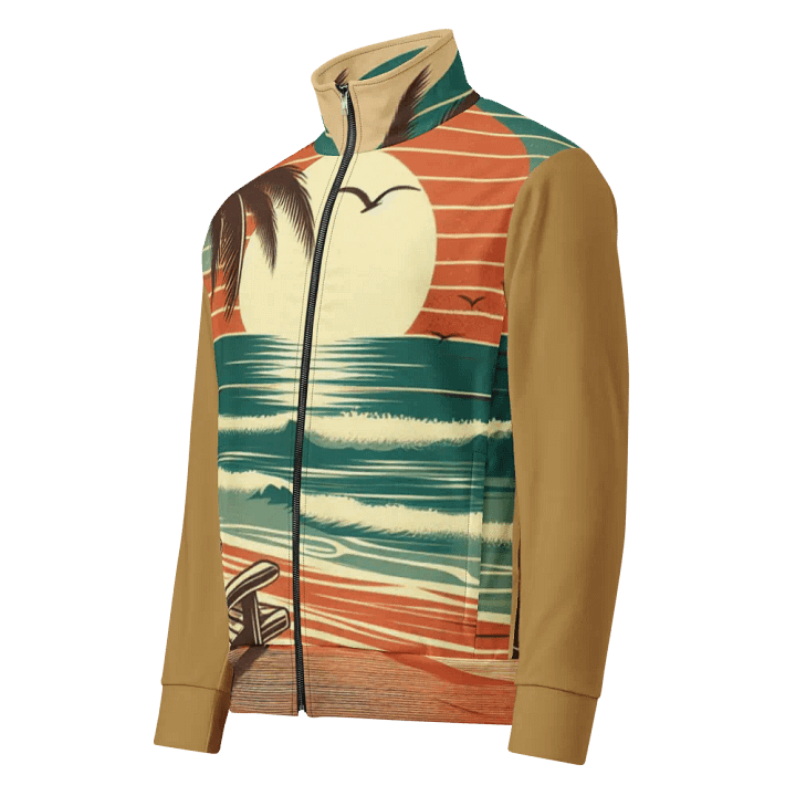 Sunset Serenity Unisex Track Jacket | AI design product image (1)