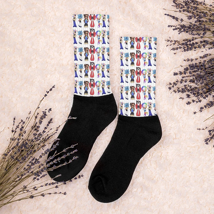 White Group Chibi Socks product image (1)