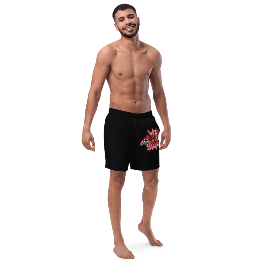 NinjaSpidey Black Swim Trunks product image (3)