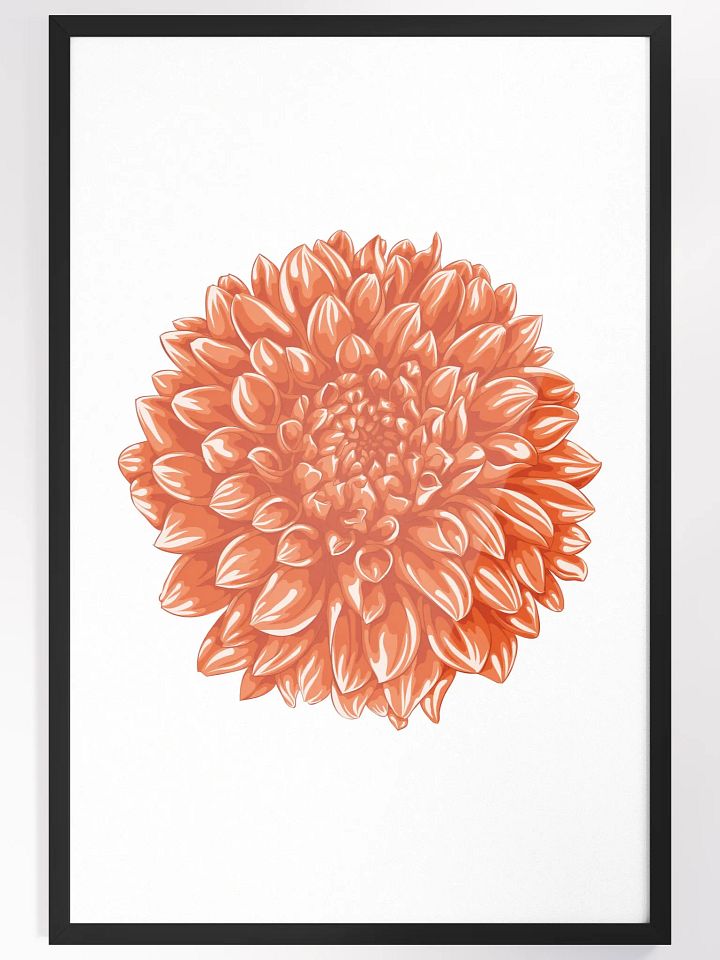 Orange Stylized Dahlia Bloom product image (1)