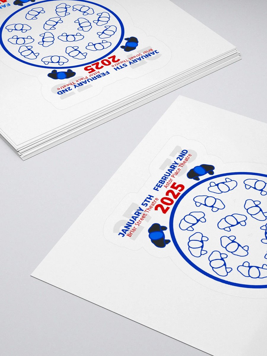 Blue Man Group's Farewell to An Era Fan Kiss Cut Sticker product image (4)