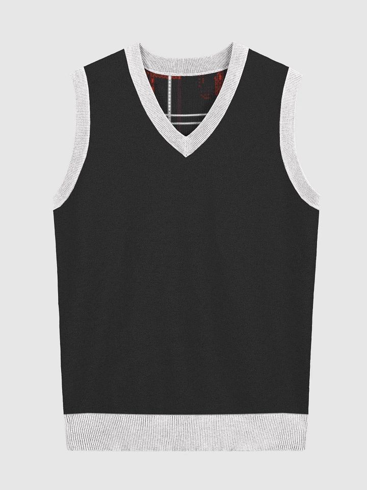 Knitted V -neck vest product image (5)