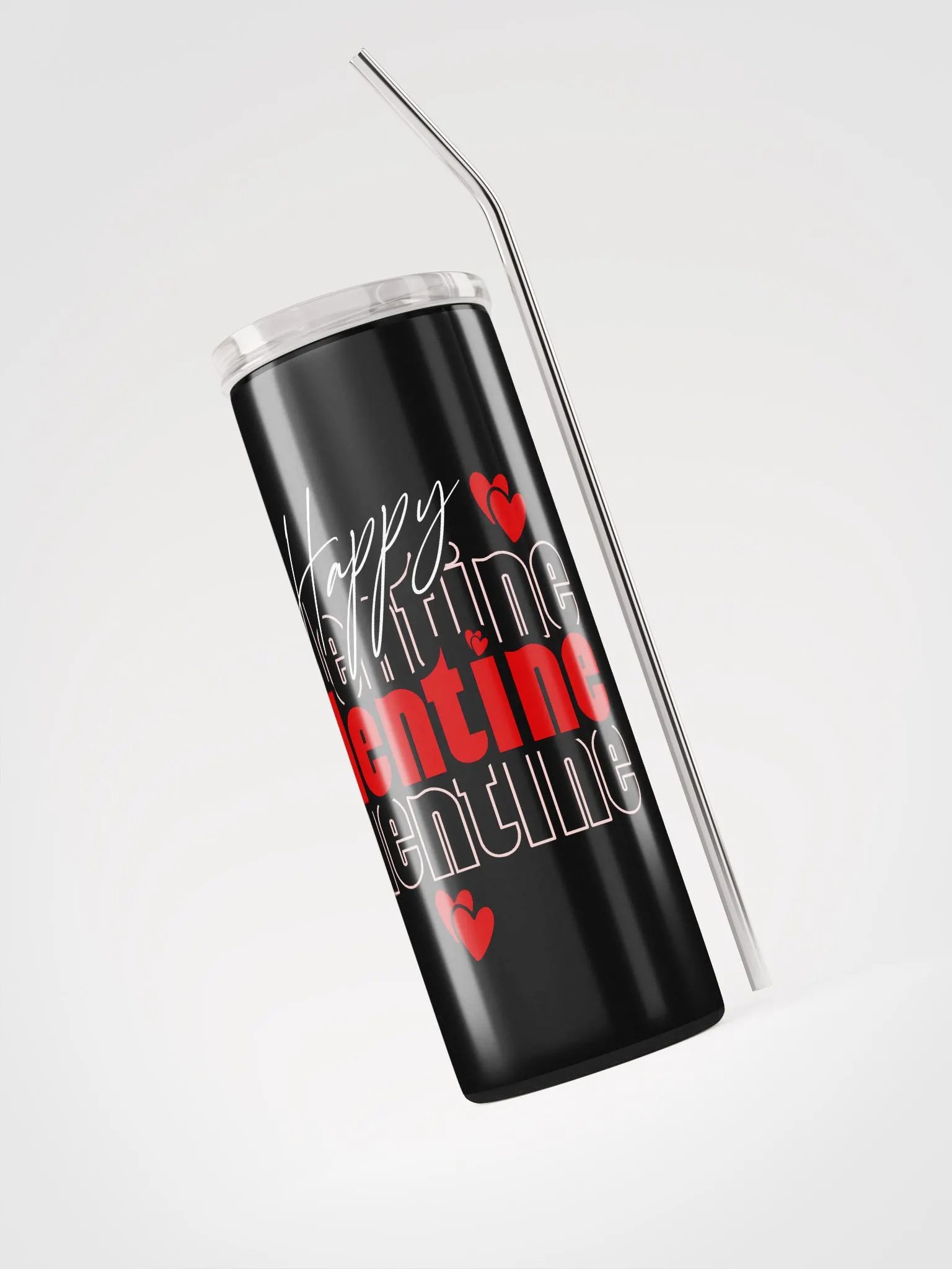 Happy Valentine's Stainless Steel Tumbler: Sip & Celebrate Love! product image (3)