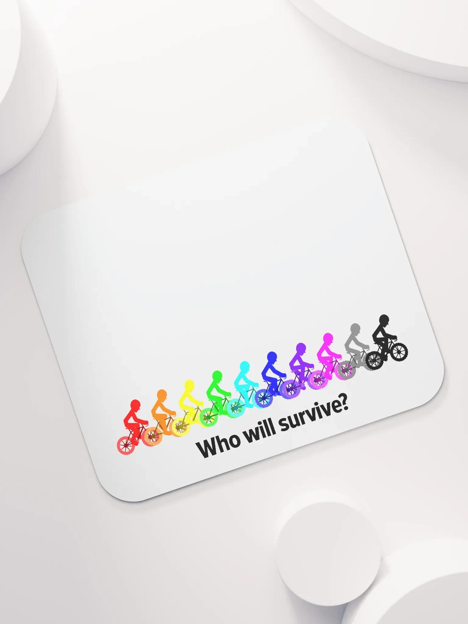 MIKAN Bicycle Mouse Pad(Who will survive?) product image (7)