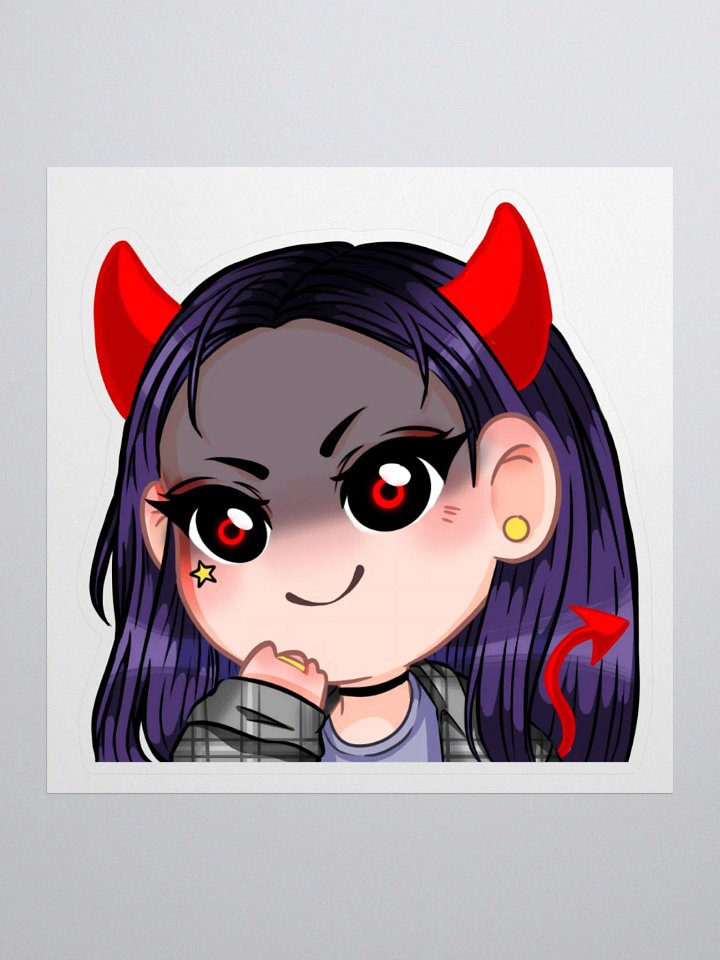 Devil Lilly -sticker product image (2)