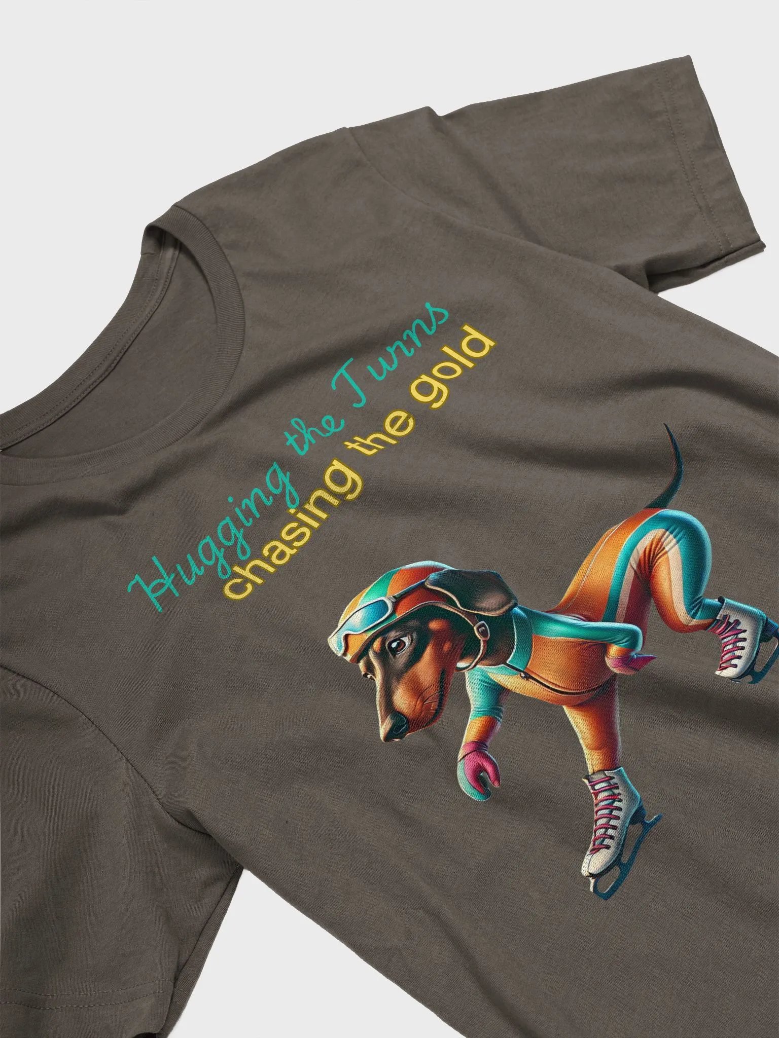 Hugging the Turns, Chasing the Gold – Speed Skating Dachshund product image (7)