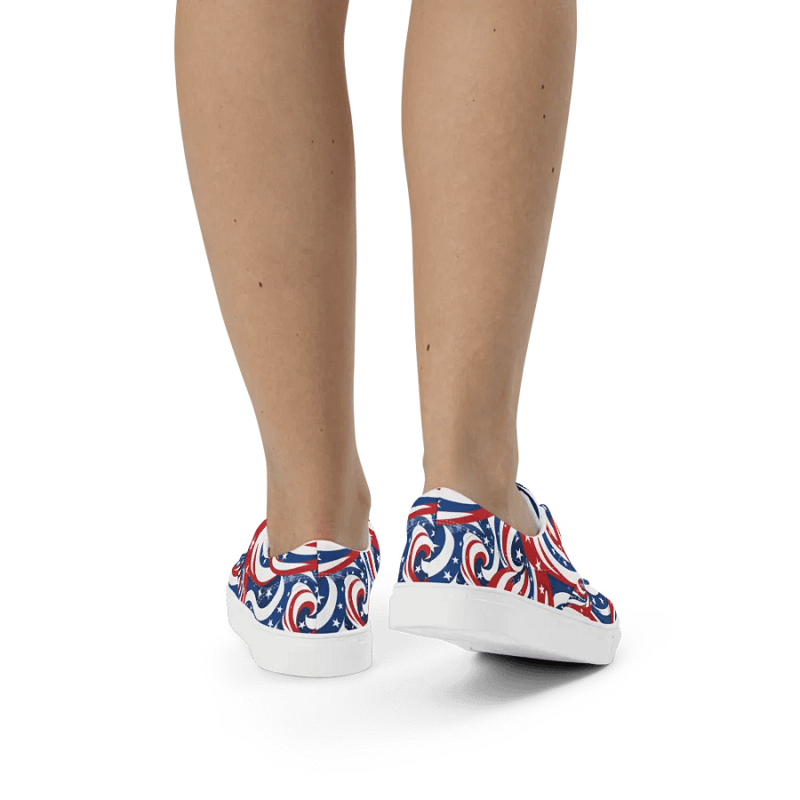 Patriotic Swirls Lace-Up Shoes product image (11)