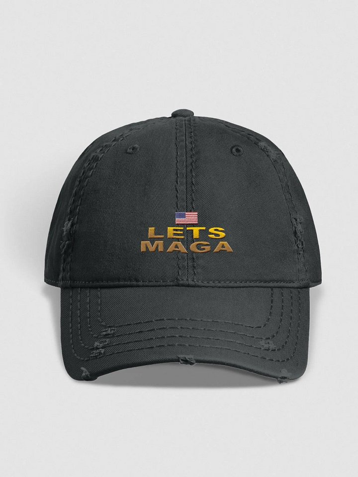 LETS MAGA Distressed Dad Hat product image (3)