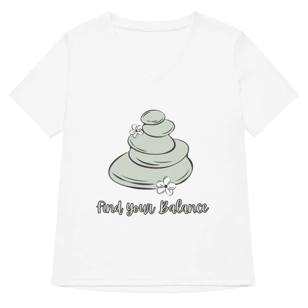 Zen Balance V-Neck Tee Tranquility product image (5)